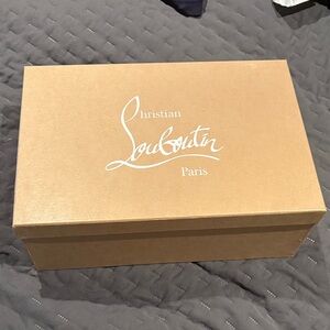 Christian Louboutin Brown empty Shoe Box